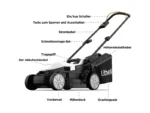 Litheli U20 Akku-Rasenmäher 20 V EGT010157 inkl. Akku 4.0 Ah – Bild 4