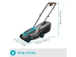 Gardena Akku-Rasenmäher PowerMax 32/18V Power For All Solo – Bild 2