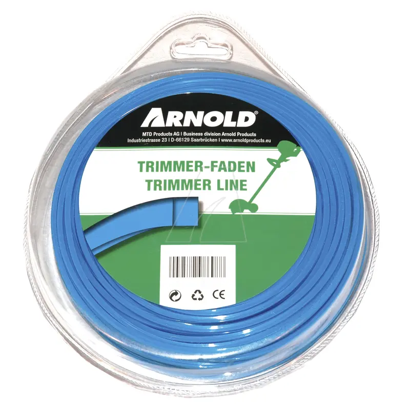 Auf Lager Arnold Trimmerfaden, 4-kant, Ø 3,9mm, 27m
